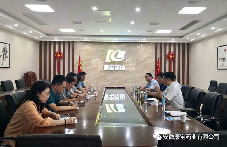【康寶新聞】市政府副秘書長(zhǎng)聶友俠一行來(lái)康寶藥業(yè)開展走訪調(diào)研工作